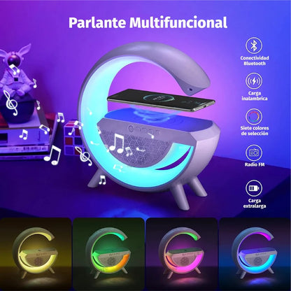 LuminaCharge 3 en 1 | Luz, carga y sonido integrado
