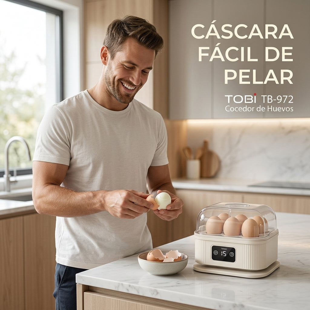 EasyEgg | Hervidor digital | Nutrición diaria, fitness y versatilidad a vapor