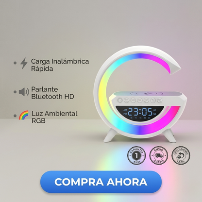LuminaCharge 3 en 1 | Luz, carga y sonido integrado