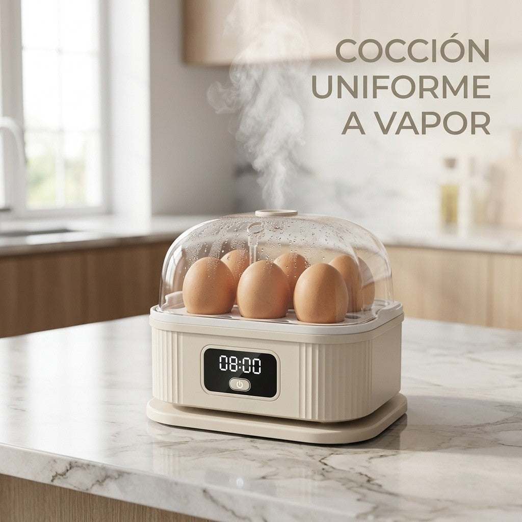 EasyEgg | Hervidor digital | Nutrición diaria, fitness y versatilidad a vapor