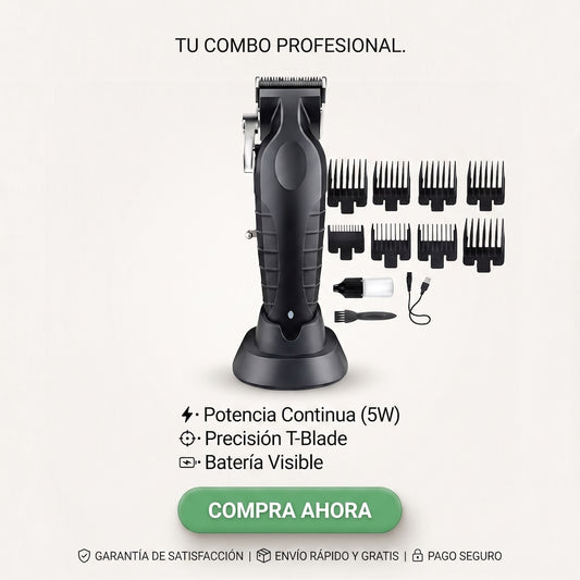 BarberPro DualSet | Combo Kemei Peluquero patillera 2296 264
