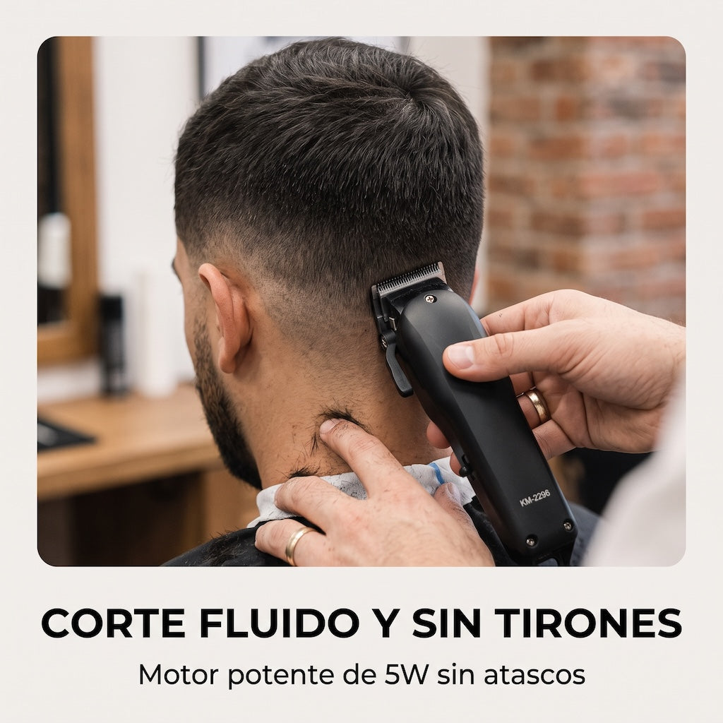BarberPro DualSet | Combo Kemei Peluquero patillera 2296 264