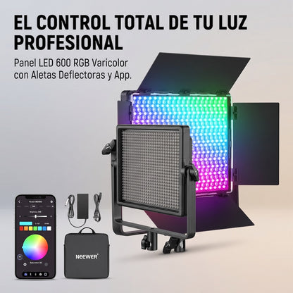 Croma PRO RGB 600 | Panel LED de Iluminación Profesional