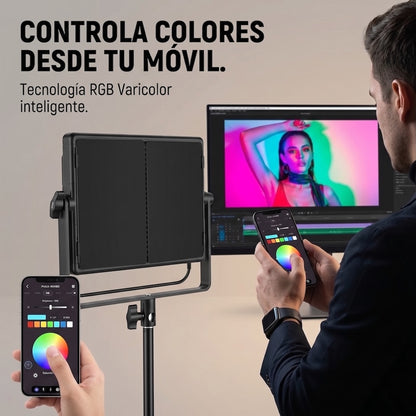 Croma PRO RGB 600 | Panel LED de Iluminación Profesional