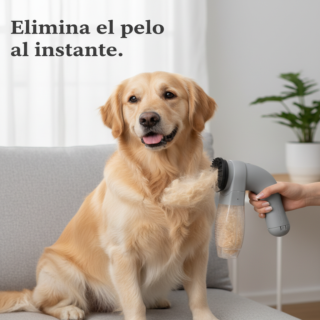 Mini aspiradora de mascotas | Casa limpia | Mascota feliz